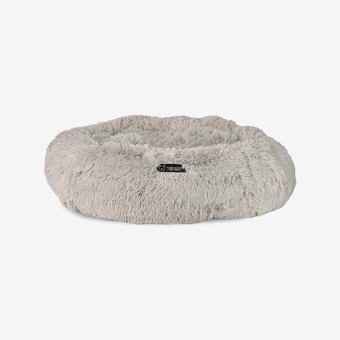 Calming Dog & Cat Shaggy Bed Light Gray