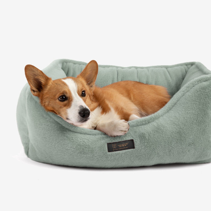 Cloud 2.0 Reversible Dog & Cat Bed - Green Taupe