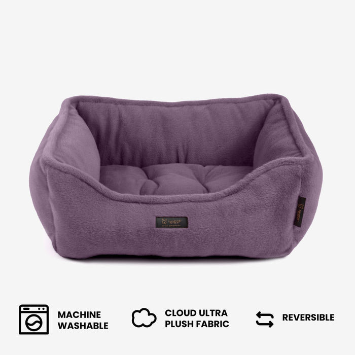 Cloud 2.0 Reversible Dog & Cat Bed - Purple Taupe