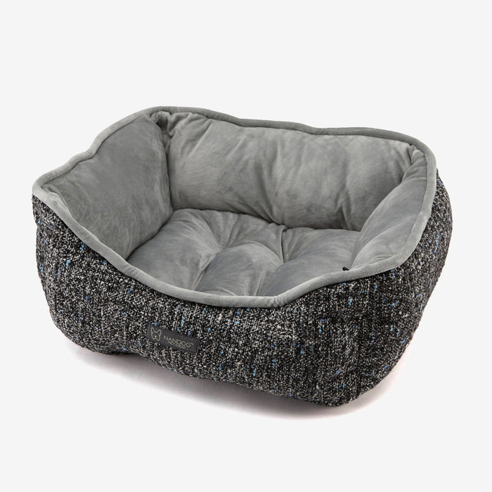 Reversible Dog & Cat Bed Two Tone Slubs