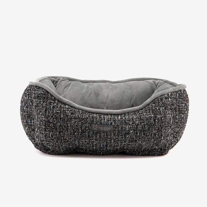 Reversible Dog & Cat Bed Two Tone Slubs