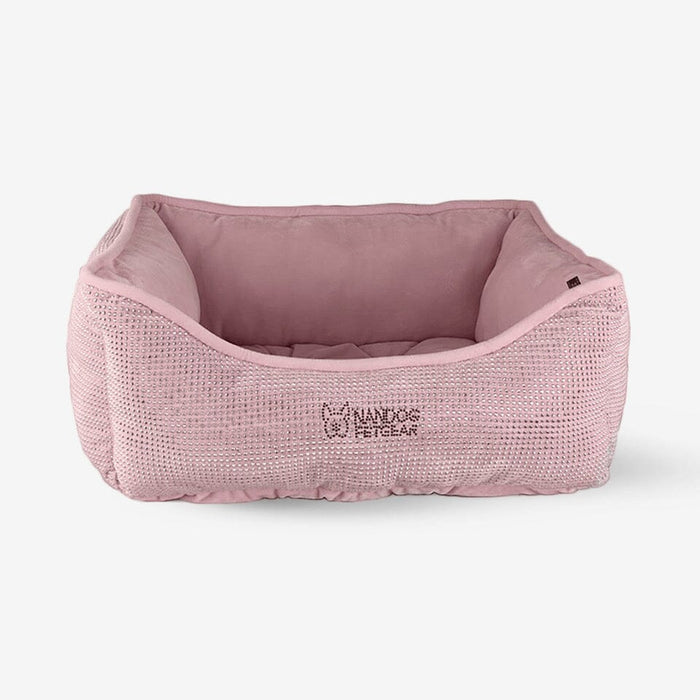 The BLING Reversible Dog & Cat Bed in Blush Pink