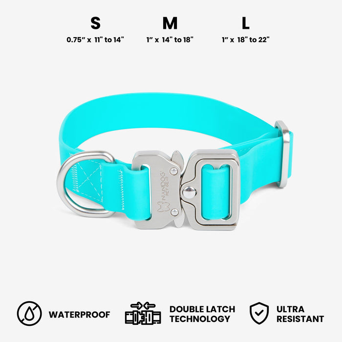 Waterproof Poly-Flex Sport Collar - Aqua Blue