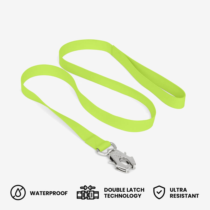 Waterproof Poly-Flex Sport Leash - Neon Green