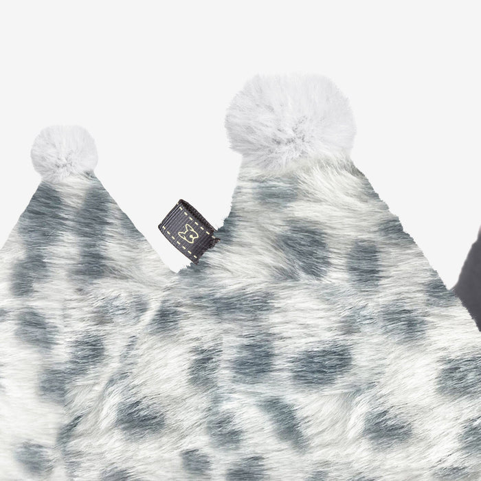 Crown Dog & Cat Bed Cloud Prive Collection - Snow Leopard