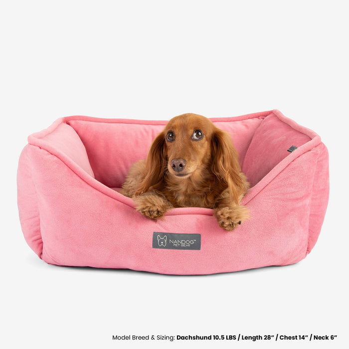 Reversible Dog & Cat Bed Signature Collection in Pink