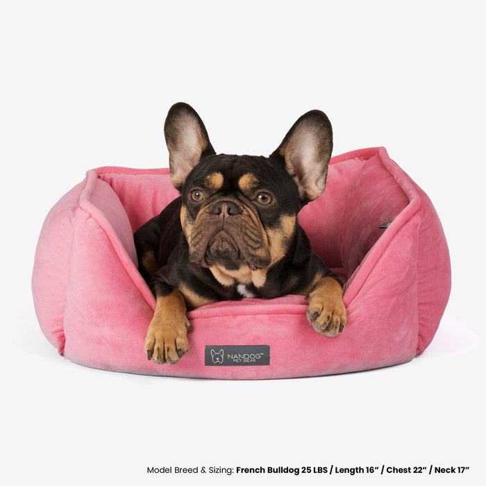 Reversible Dog & Cat Bed Signature Collection in Pink